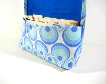 Wasserdichte Gutschein Organizer Blue Teardrops