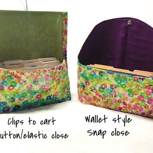 Coupon Organizer, Coupon Holder, Coupon Wallet, Coupon Binder, Watercolor Floral, Receipt Holder image 3