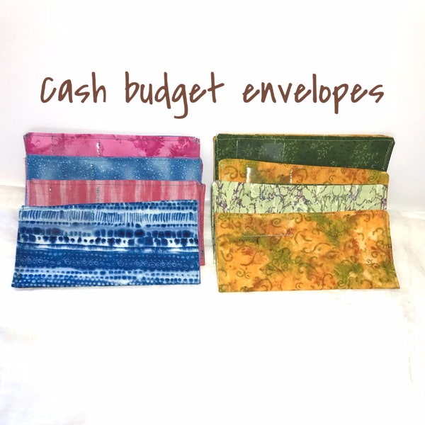 Set of 2 Cash Budget Money Coupon Envelopes