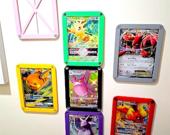 Moldura Jumbo para Cartas – Suporte de Parede Impresso em 3D para Cartas de Jogos de Cartas Colecionáveis