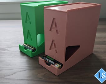 battery holder batteries organizer stand AA AAA D . 3D printed