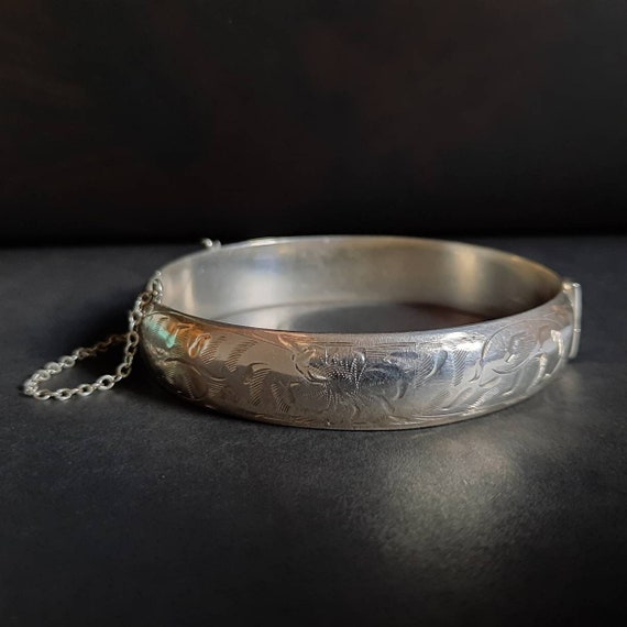 Vintage Burkhardt Puffed Cuff Bracelet