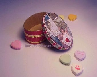 Valentine Cupid Candy Box Bonbon Candy Container Valentines Day Love Letter Cupid Messenger Heart Trim Stamps Red Treat Box