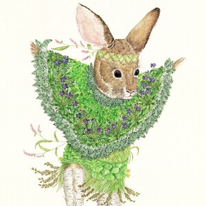 Tarjetas de conejo en blanco Tarjetas de agradecimiento de conejito Tarjetas de bailarines nativos americanos Tarjetas de jardín de Nueva Inglaterra Invitaciones de ducha de conejito lindo Invitaciones de conejo