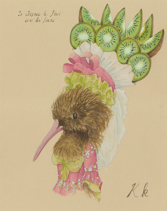 Kiwi Tarjetas Pajaro Bebe Ducha Invitaciones Pajaro Bebe Ducha Etsy