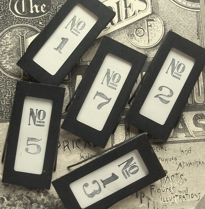 Black Clip On Label Holders for 1 in. Binders Etsy