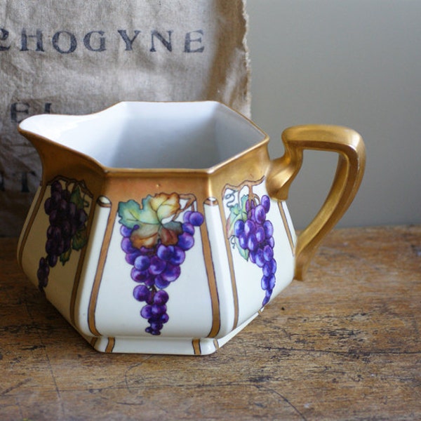 Reserved... 1900s Cider Pitcher by Bernardaud and Co.