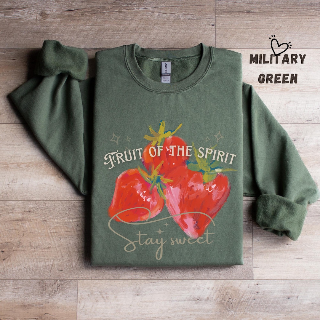 Christian Strawberry Shirt, Fruits of the Spirit, Bible Verse Shirt ...