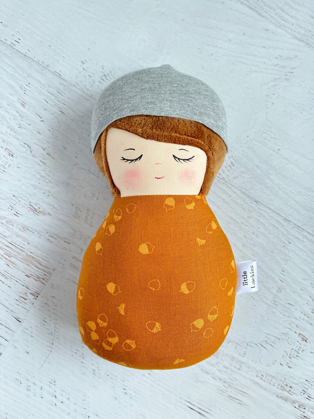 Gender Neutral Baby Doll Cloth Boy Doll Baby Shower First Etsy