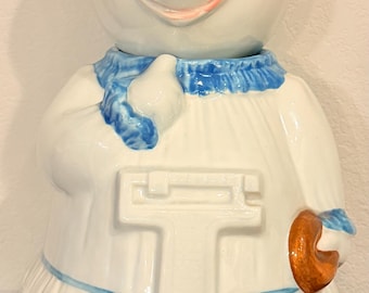 Slenderella Pig Cookie Jar by Metlox California, 12.5” Tall