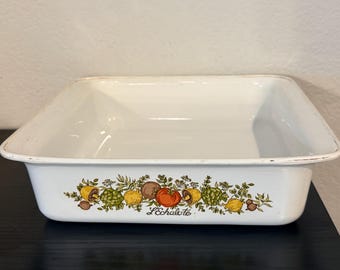 CorningWare Spice of Life, L’Echalote Square Baking Pan, P-322, 8”x8”x2”