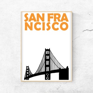 San Francisco Print, San Francisco Art, California Print, Golden Gate Bridge Print, San Francisco Poster, California Art, Wall Art, City Art
