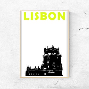 Lisbon Print, Portugal Print, Lisbon Poster, Portugal Poster, Lisboa Poster, Lisbon Art, Gift for Men, Gift for Women, Lisbon Travel Poster
