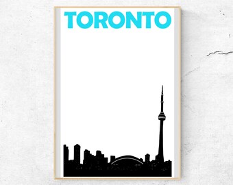 Toronto Print, Toronto Skyline, Canada Print, Toronto Art, Toronto Poster, Toronto Skyline Art, Toronto Wall Art, Toronto City Print