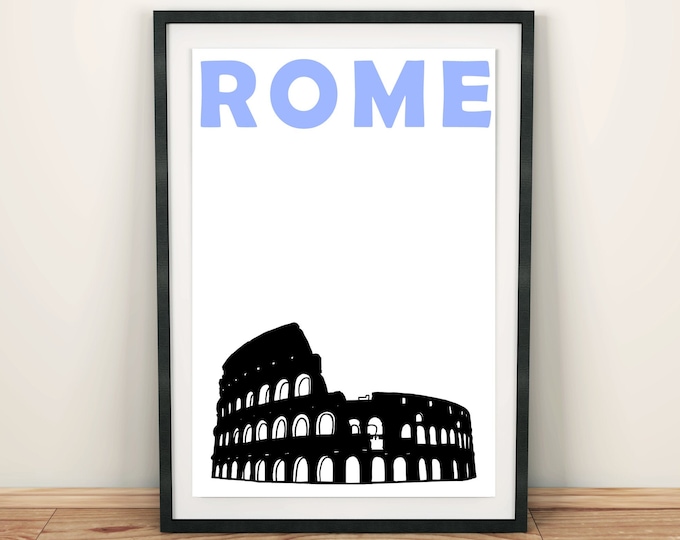 Rome Print, Italy Print, Rome Poster, Italy Gift, Travel Memory Poster, Italy Art, Rome Art, Italy Poster, Italian Art, Italian Poster