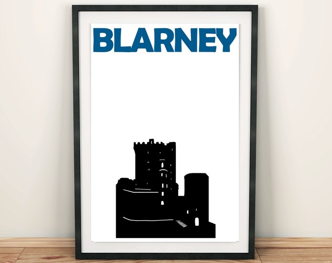 Blarney Print, Ireland Art Print, Blarney Poster, Blarney Art, Ireland Print, Ireland Poster, Irish Gifts, Irish Art, Ireland Gift