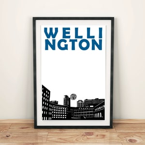 Wellington Print, New Zealand Art, Wellington Poster, Wellington Art, New Zealand Print, New Zealand Poster, Wellington New Zealand