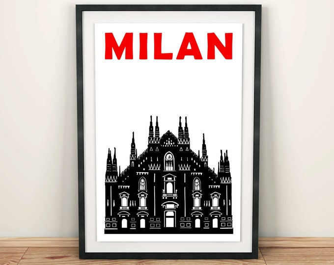 Milan Print, Italy Poster, Milan Poster, Milan Art, Italy Print, Duomo Milano Poster, Italy Milan Poster, Milano Art, Italy Art Print Milano