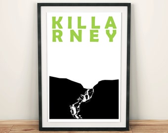 Killarney Print, Ireland Poster, Irish Art, Killarney Poster, Killarney Art, Irish Gifts, Ireland Art, Travel Memories Gift, Housewarming