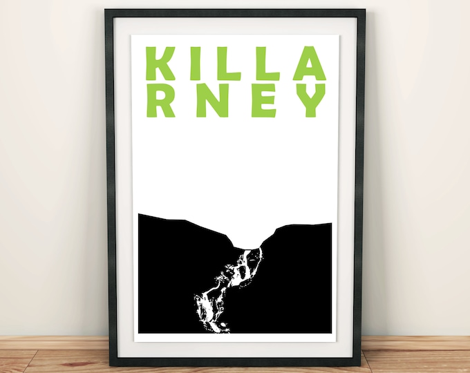 Killarney Print, Ireland Poster, Irish Art, Killarney Poster, Killarney Art, Irish Gifts, Ireland Art, Travel Memories Gift, Housewarming