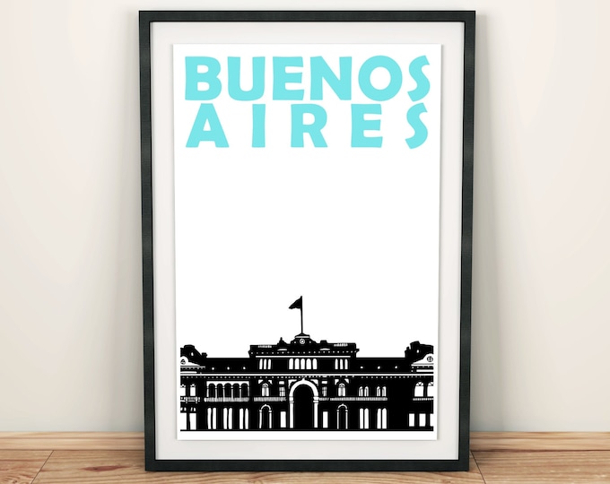 Buenos Aires Print, Buenos Aires Poster, Argentina Art, Buenos Aires Art, Travel Print Argentina, Buenos Aires Travel Poster, Wall Art