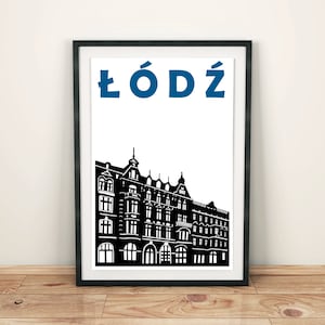 Łódź Print, Lodz Poster, Poland Print, Łódź Art, Łódź Poster, Łódź Wall Art, Poland City Print, Lodz City Art, Poland Art Print Gift