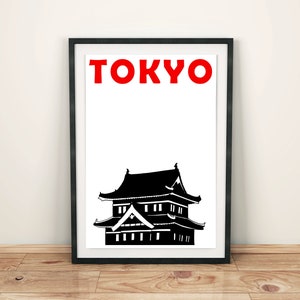 Tokyo Print, Japanese Print, Tokyo Poster, Japanese Art, Japan Art, Tokyo Art Print, Japanese Gift, Japanese Poster, Japan Travel Poster