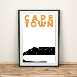 Cape Town Print, South Africa Art Print, Cape Town Art, Cape Town Poster, South African Art, Travel Memory Print, African Art, Housewarming