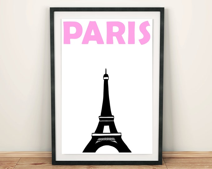 Paris Print, Paris Decor, Paris Wall Art, Paris Poster, Paris Art, Paris Gift, Affiche Paris, French Poster, Eiffel Tower Drawing Print