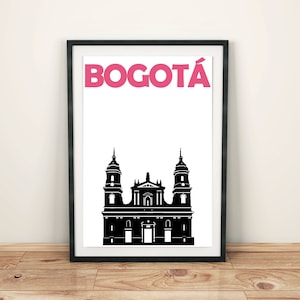 Bogota Poster, Bogota Colombia, Bogota Print, Colombia Art Print, Bogota Travel Poster, Bogota Art, Bogota Wall Art, Colombia Wall Art