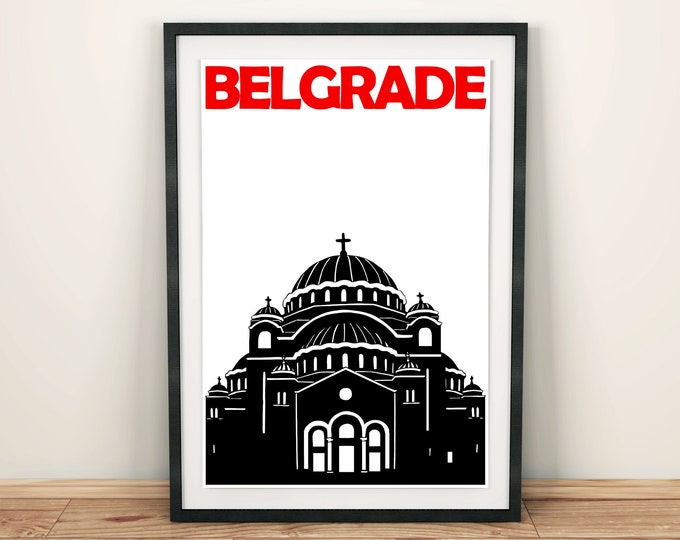 Belgrade Print, Belgrade Poster, Serbia Print, Belgrade Wall Art, Serbia Poster, Belgrade Art, Serbia Wall Art, Belgrade Wall Print