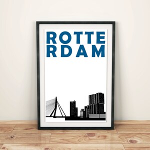 Rotterdam Print, Netherlands Art Print, Rotterdam Poster, Rotterdam Art, Rotterdam Travel Print, Netherlands City Print, Rotterdam Wall Art