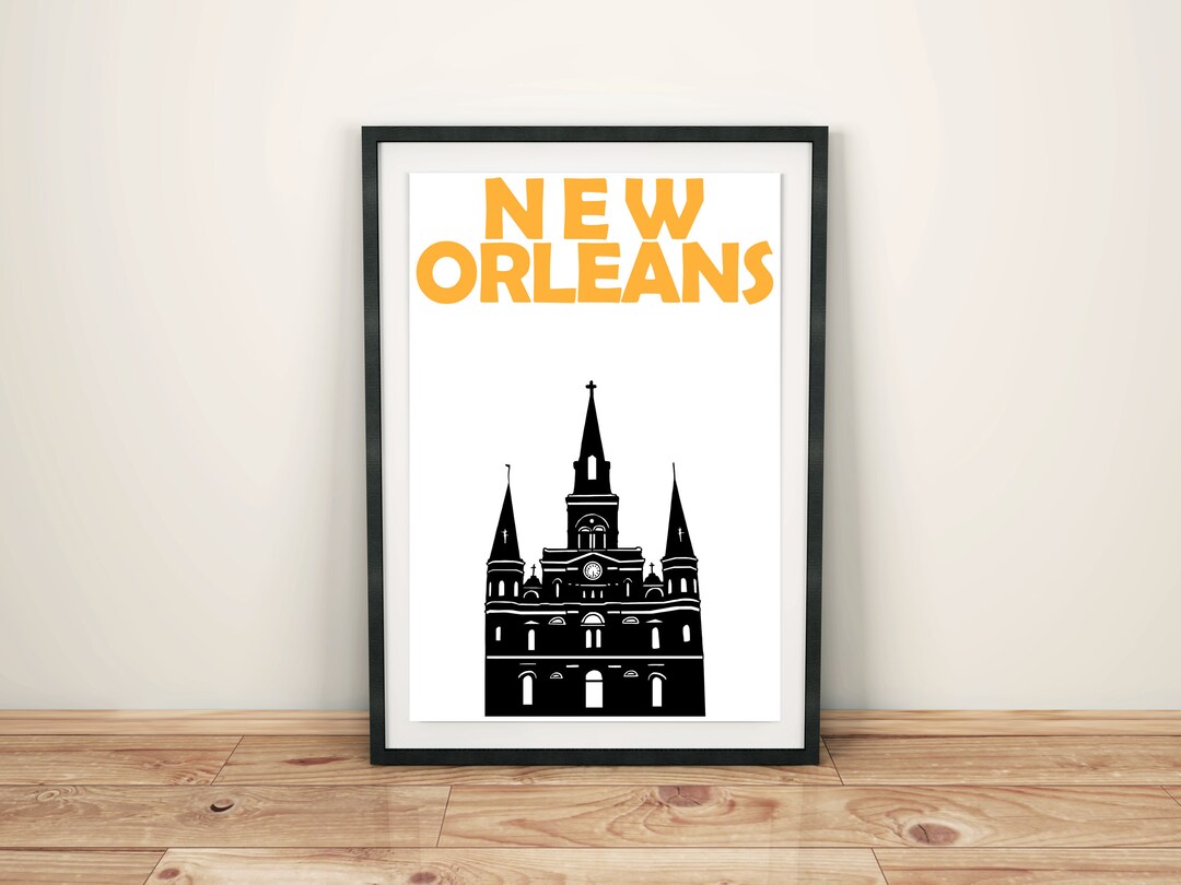 New Orleans Print, Travel Memory, New Orleans Poster, Moving in ...