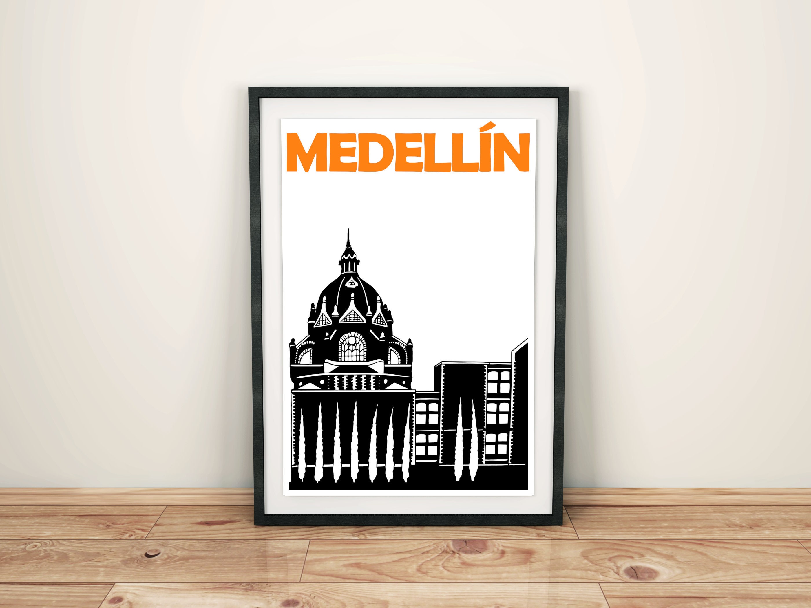 Medellin Poster Medellin Wall Art Medellin Print Medellin Art Medellin Colombia Colombia Print Colombia Poster Colombia Wall Art