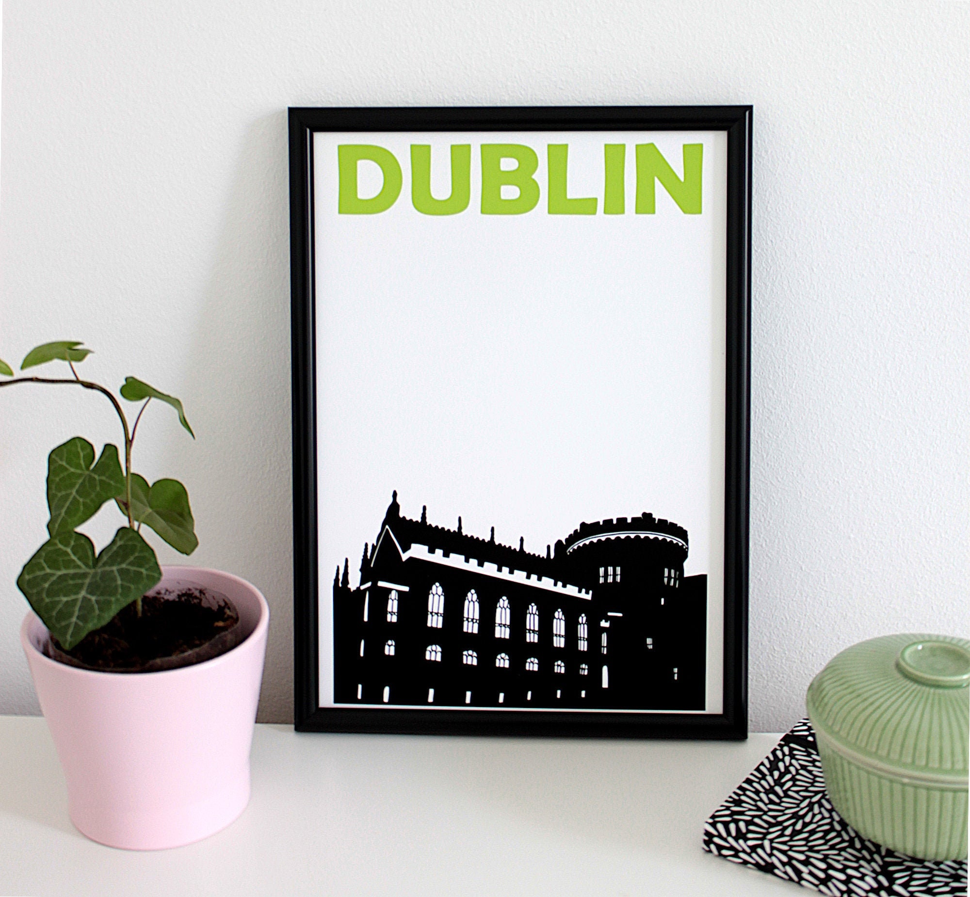 Dublin Print Ireland Art Print Dublin Poster Dublin Art Etsy