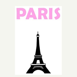 Paris Print, Paris Decor, Paris Wall Art, Paris Poster, Paris Art, Paris Gift, Affiche Paris, French Poster, Eiffel Tower Drawing Print image 3