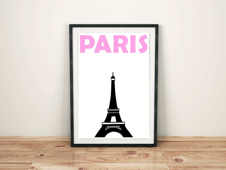 Paris Print, Paris Decor, Paris Wall Art, Paris Poster, Paris Art, Paris Gift, Affiche Paris, French Poster, Eiffel Tower Drawing Print image 1