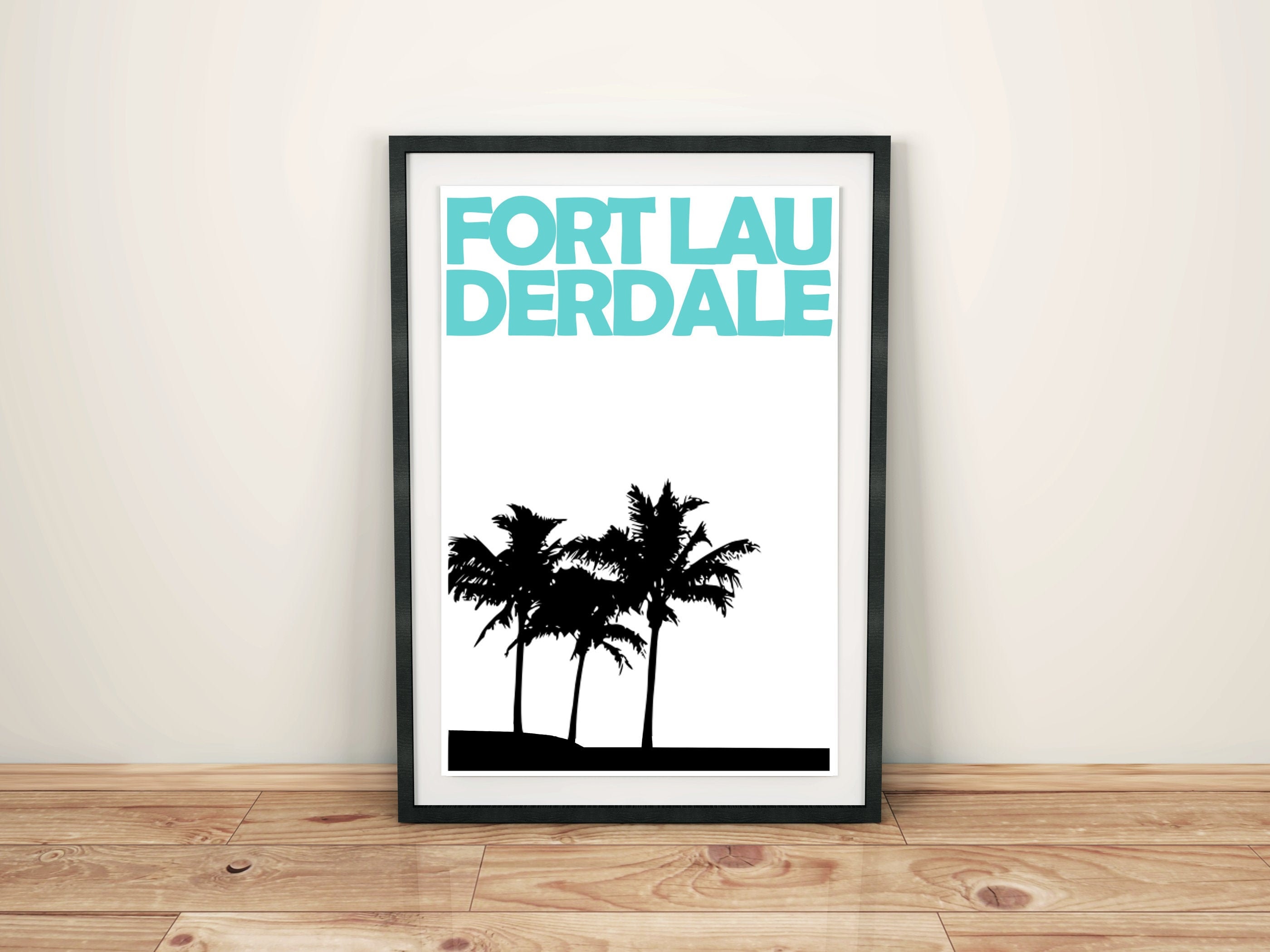 Fort Lauderdale Print, Florida Art, Fort Lauderdale Poster, Fort