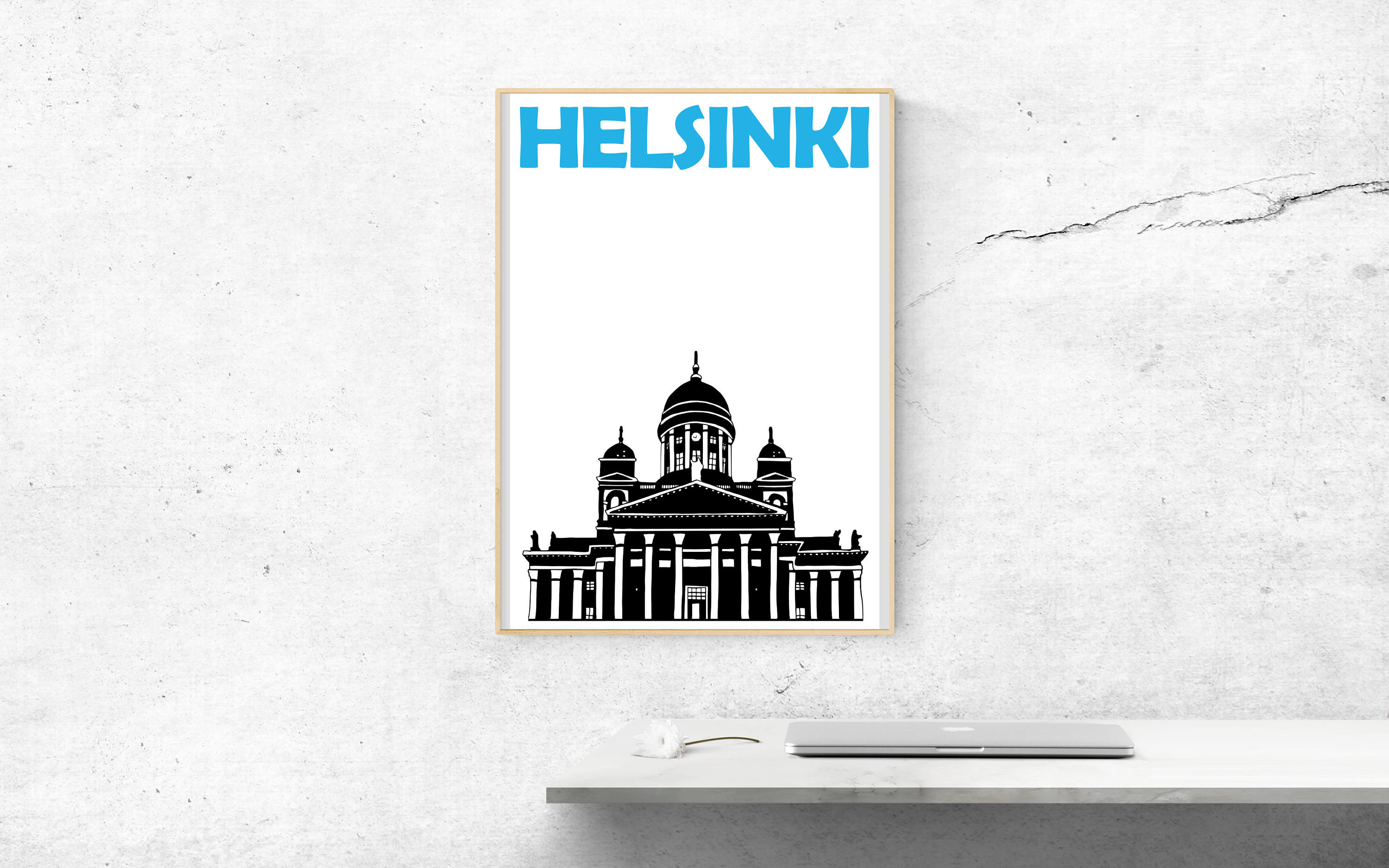 Helsinki Print, Finland Print, Helsinki Poster, Helsinki Art, City