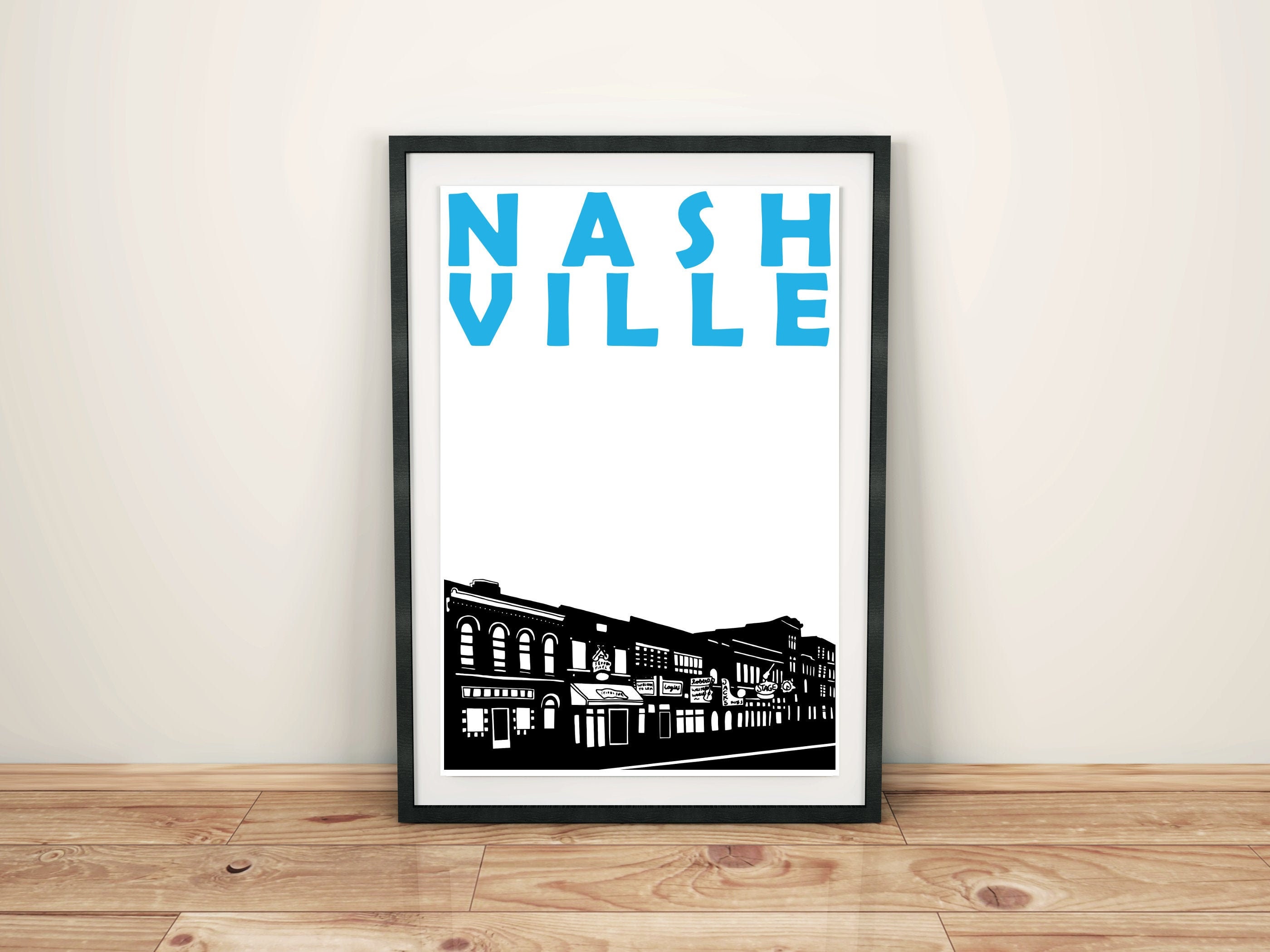 Nashville Print, Nashville Art Gift, Tennessee Art Print, Nashville