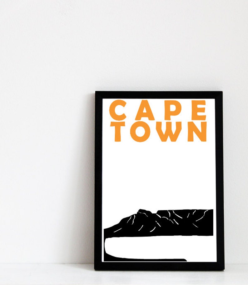 Cape Town Print South Africa Art Print Cape Town Art Cape Etsy UK