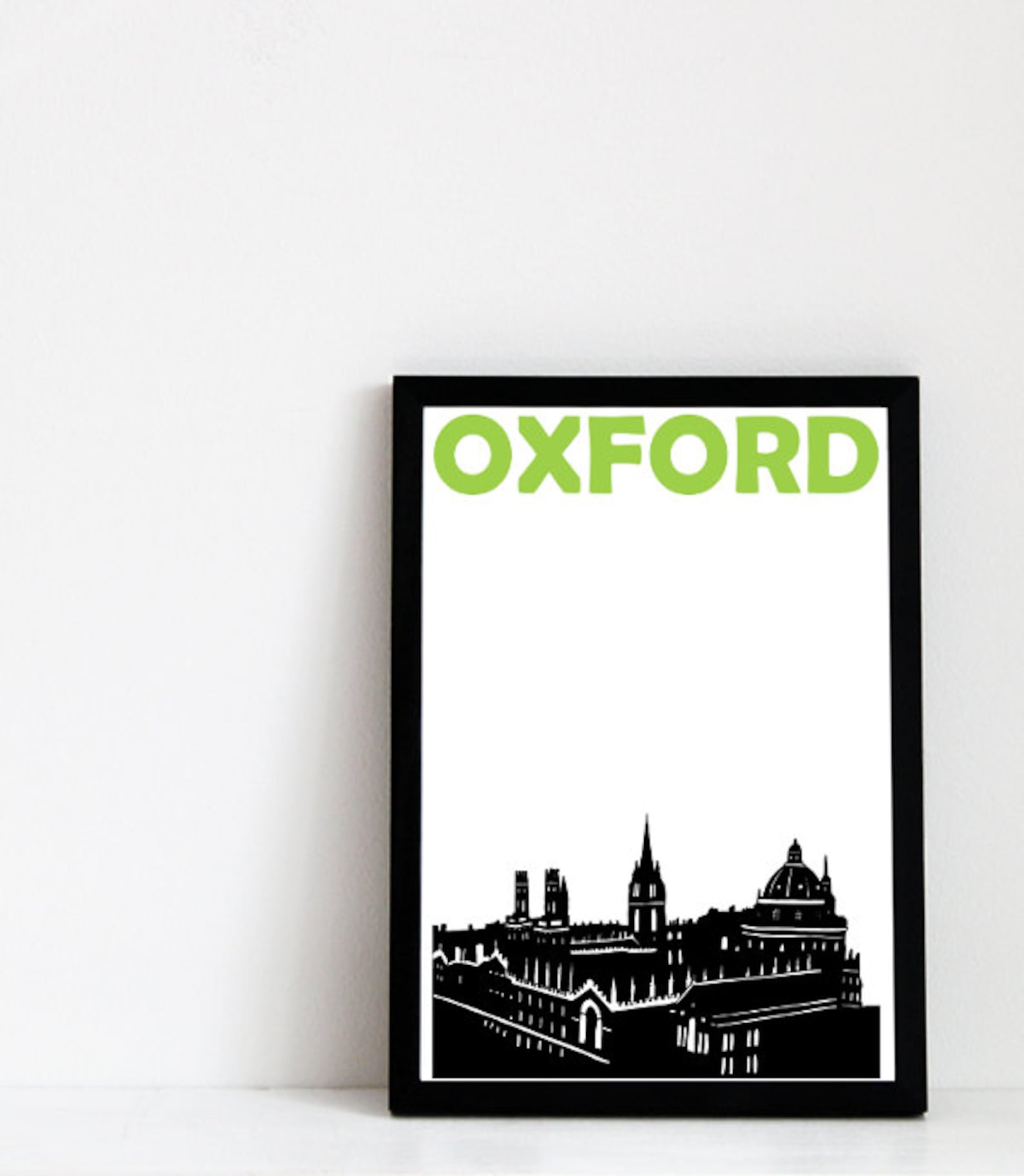 Oxford Print Oxford UK Art Oxford Poster Oxford Art Gift Etsy