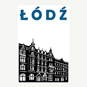 Łódź Print, Lodz Poster, Poland Print, Łódź Art, Łódź Poster, Łódź Wall Art, Poland City Print, Lodz City Art, Poland Art Print Gift image 2