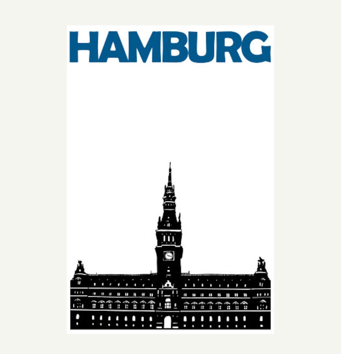 Hamburg Print Hamburg Poster Hamburg Germany Print Hamburg Etsy