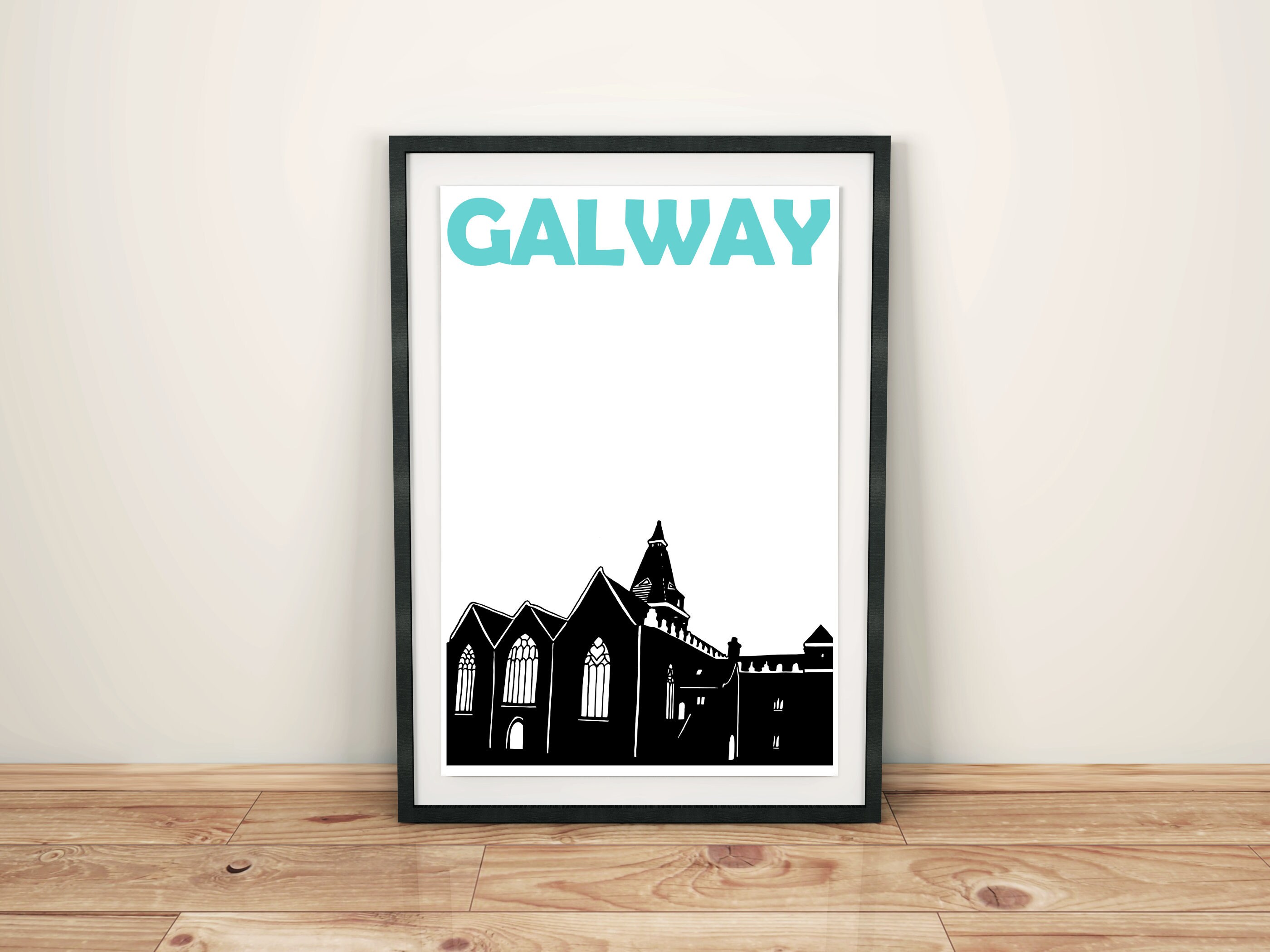 Galway Print, Galway Art, Galway Ireland Art Print, Galway Wall Art