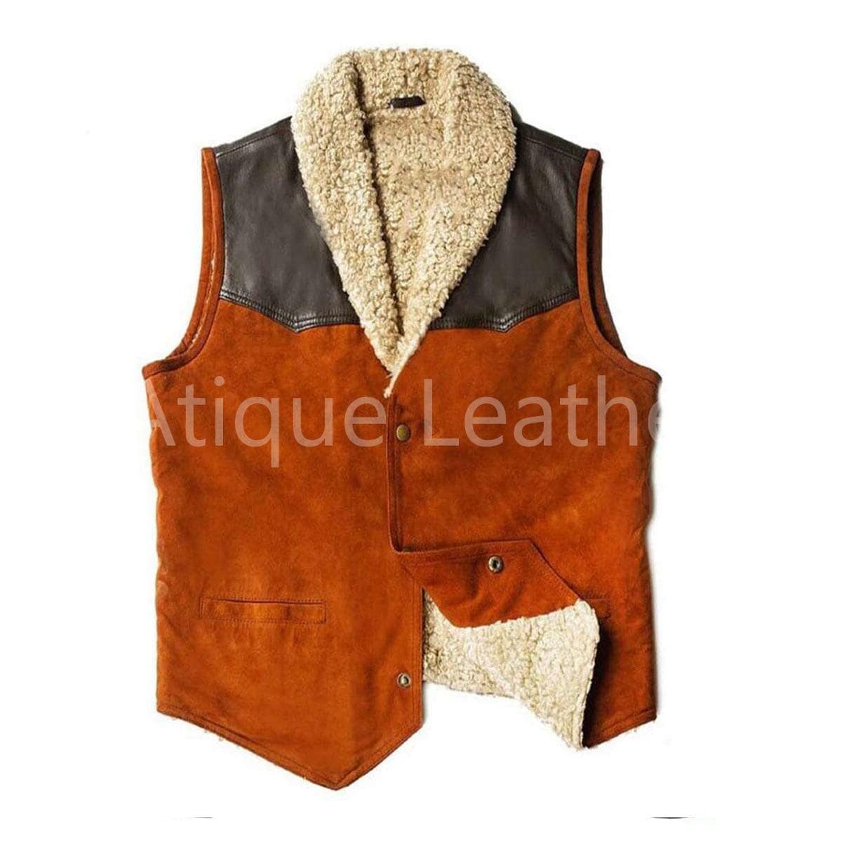 ジャケット・アウター ltaly sheep and goat skin leather vest Goat Skin Leather Vest – thug club