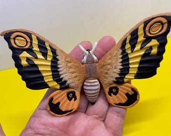 Godzilla Kaiju Mothra Bandai Vintage Mini Figure Japan Height 3 inches 6-12-07