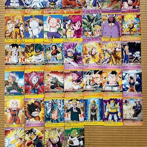 Japanese Dragon Ball Z Trading Cards - Etsy
