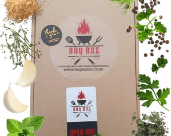 BBQ Gift Set For Men: Salt-Free Vegan Spice Kit - Personalized