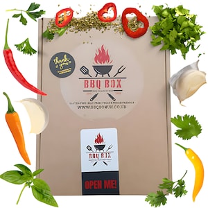 Curry & Middle East Seasoning Kit - Salt Free Spice Blends - Gourmet Spice Rubs - Gift For A Man - Can Be Personalised To Inc A Message